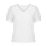 Ilse™ | Blouse transparente à col en V