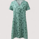 Jeanne™ | Robe avec décolleté en V et imprimé