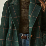 Florencia™ | Manteau en Tweed à Carreaux Rétro