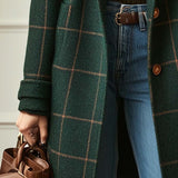Florencia™ | Manteau en Tweed à Carreaux Rétro