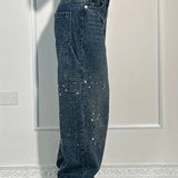 Adele™ | Jeans Cargo 'Balloon' à la mode avec paillettes
