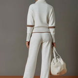 Marietta – Blouse et pantalon à jambes larges