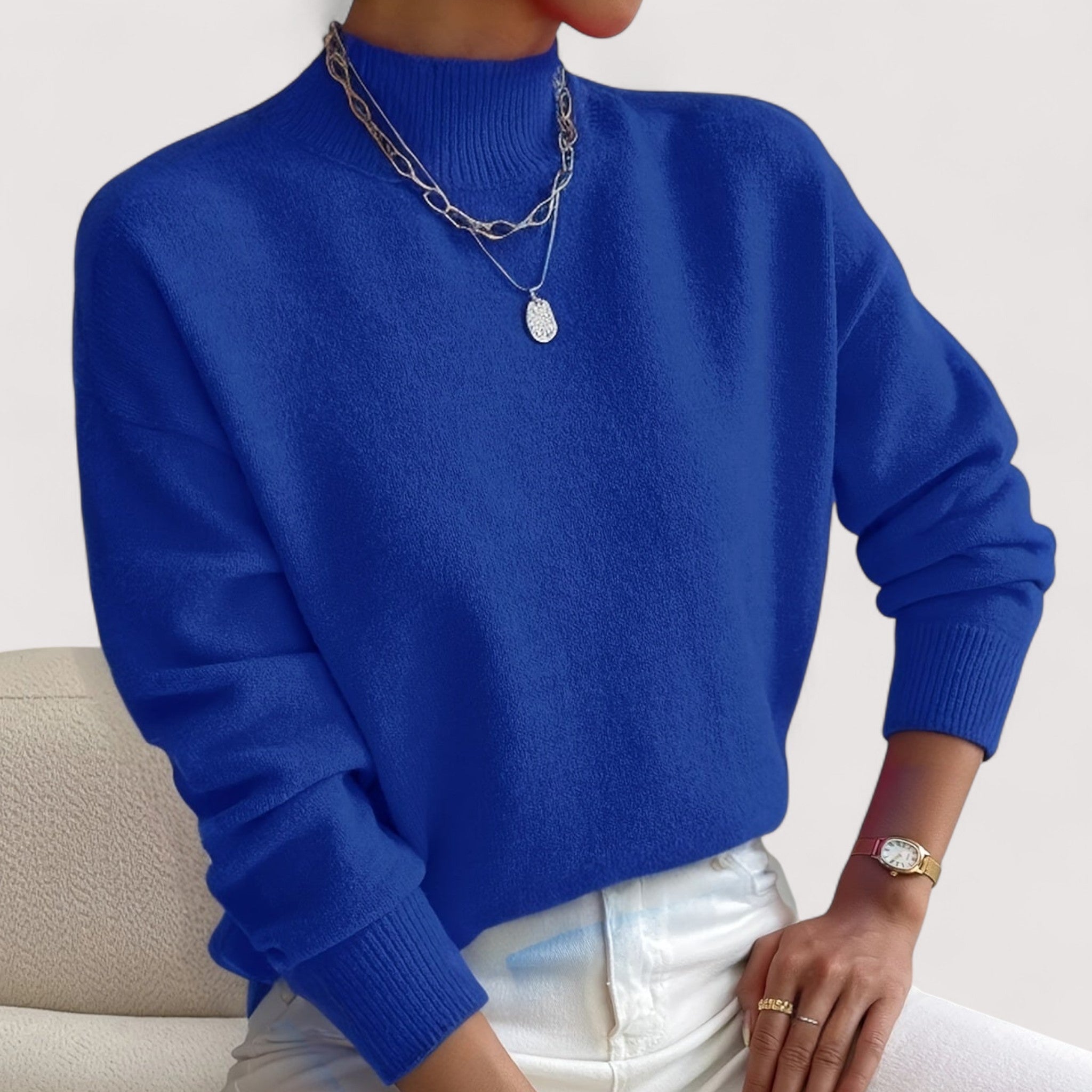 Nadia™ | Pull élégant et confortable avec col montant