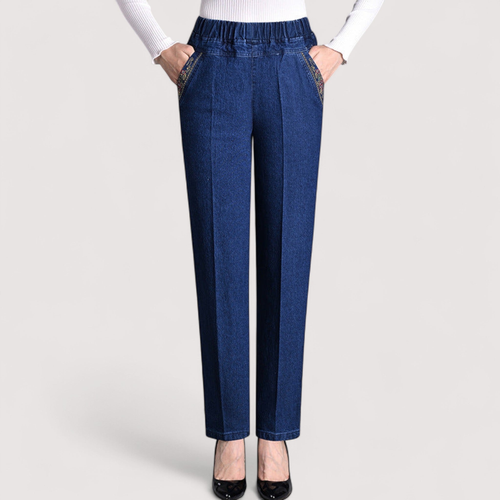 Cora™ | Jean femme avec élastique