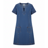 Thea™ | Robe en denim avec poches