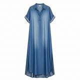 Zava™ | Robe en Denim Longue