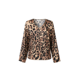 Zlata™ | Haut léger pour femmes avec motif léopard